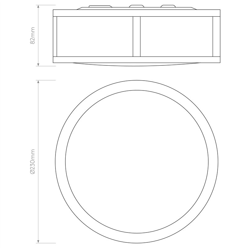 Astro Mashiko Round 230 | Ceiling lamp