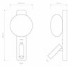 Astro Zeppo Reader | Wall lamp