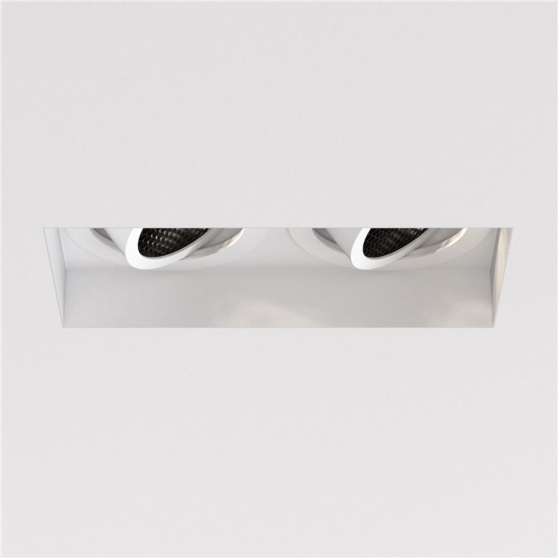 Astro Trimless Square Twin Adjustable | Recessed spot
