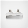 Astro Trimless Square Twin Adjustable | Recessed spot