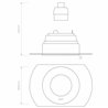 Astro Trimless Round Adjustable | Spot encastré