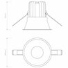 Astro Minima Round IP65 Fire-Rated LED | Spot encastré