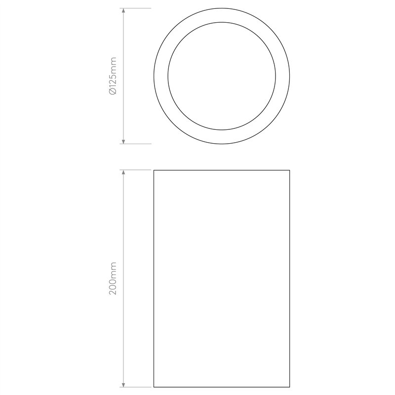 Astro Osca Round 200 | Plafondlamp