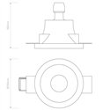 Astro Blanco Round Fixed | Inbouwspot
