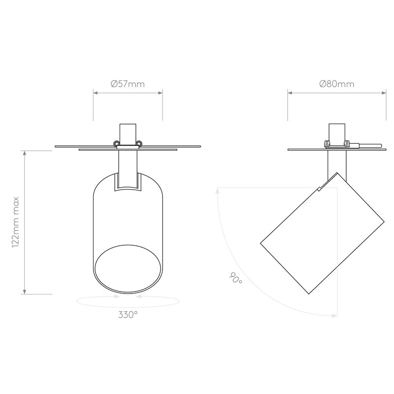 Astro Ascoli Recessed | Recessed spot