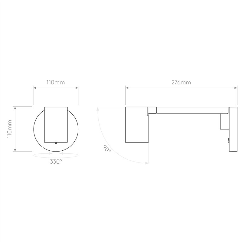 Astro Ascoli Swing | Wandlampe