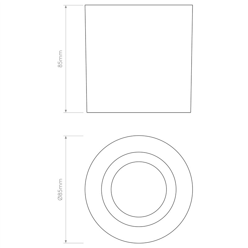 Astro Kos Round | Ceiling lamp