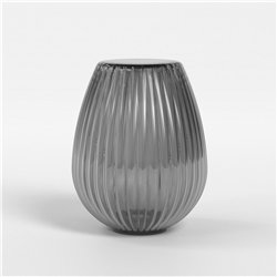 Astro Tacoma Tulip Ribbed Glass