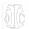Astro Tacoma Tulip Ribbed Glass