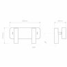 Astro Enna Twin | Wall lamp