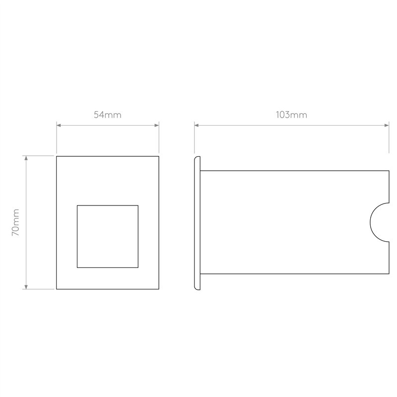 Astro Borgo 54 LED | Spot encastré