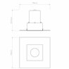 Astro Trimless Square | Spot encastré