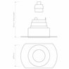 Astro Trimless Slimline Round Fixed Fire-Rated IP65 | Spot encastré