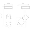 Astro Apollo Single | Plafondlamp