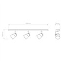 Astro Juno Triple Bar | Plafondlamp