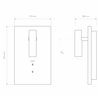 Astro Edge Reader Mini LED | Wall lamp
