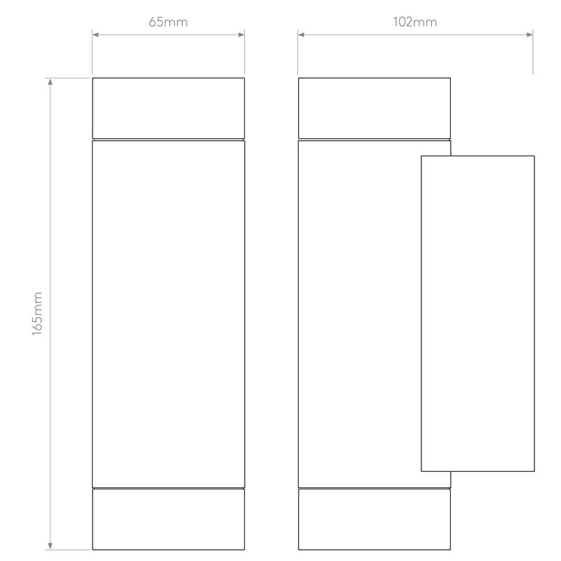 Astro Dartmouth Twin GU10 | Wall lamp