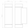 Astro Dartmouth Twin GU10 | Wall lamp