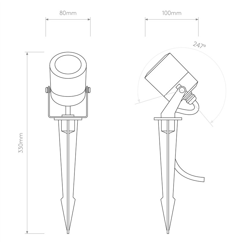 Astro Skye Spike Spot | Floor lamp