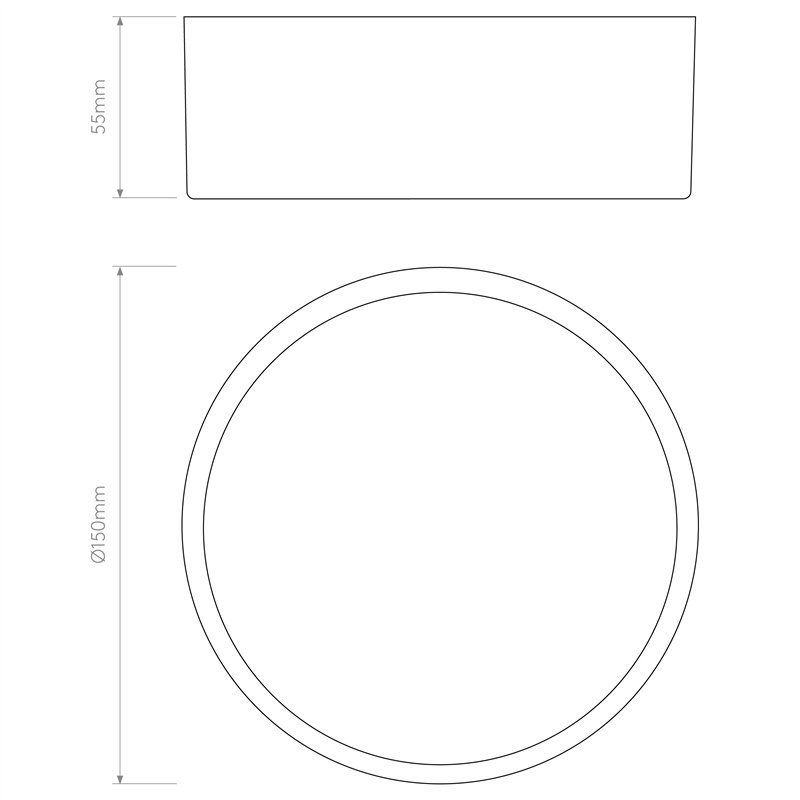 Astro Kea 150 Round / Plafondlamp | Wall lamp / Ceiling lamp