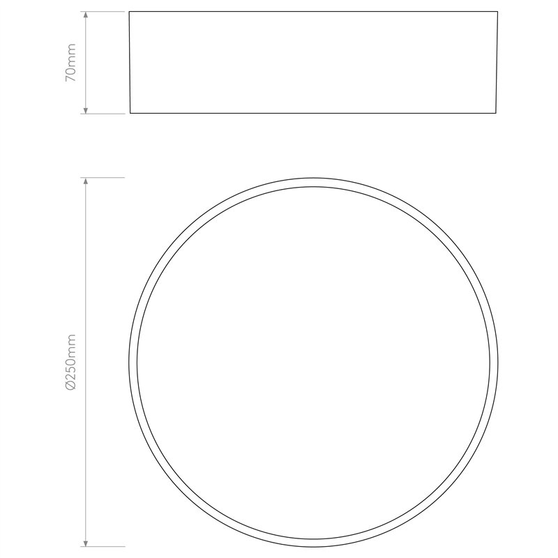 Astro Kea 250 Round / Plafondlamp | Wall lamp / Ceiling lamp