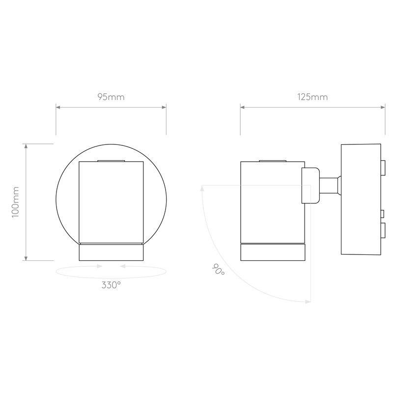 Astro Bayville Single Spot | Wall lamp