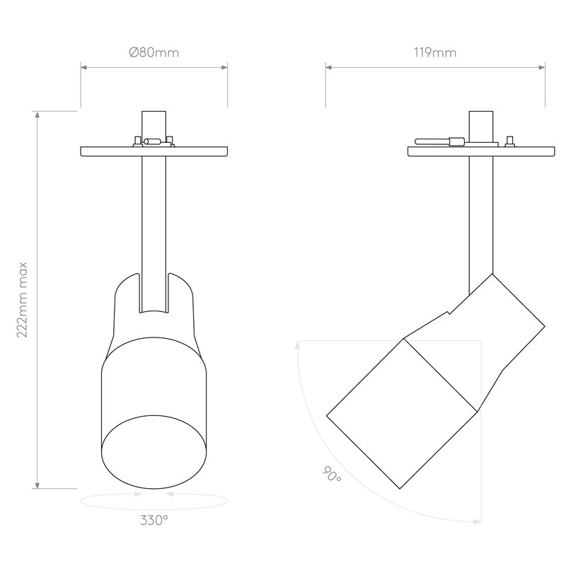 Astro Apollo 100 Recessed | Recessed spot