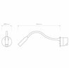Astro Lucca Recessed | Wandlampe