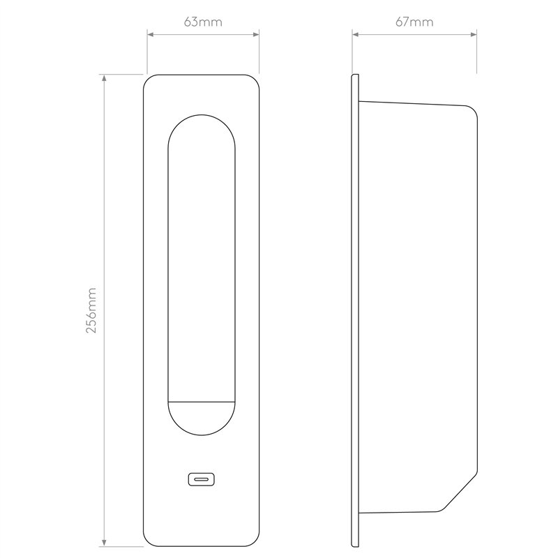 Astro Keta USB C | Wall lamp