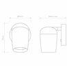 Astro Koto Single Switched | Wall lamp