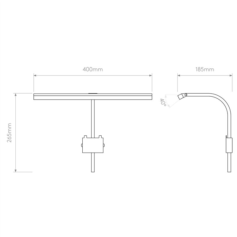 Astro Mondrian 400 Frame Mounted LED | Applique