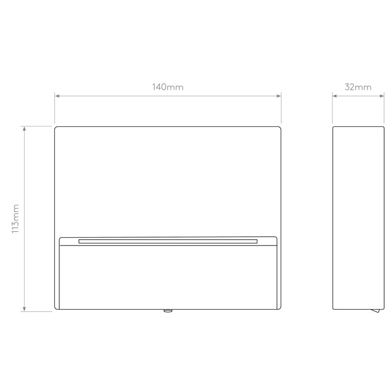 Astro Mori 140 | Wandlampe