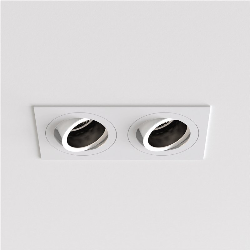 Astro Pinhole Square Twin Adjustable | Spot encastré