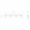 Astro Ascoli Four Bar | Deckenlampe
