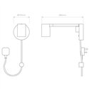 Astro Ascoli Swing Plug In | Wandlamp