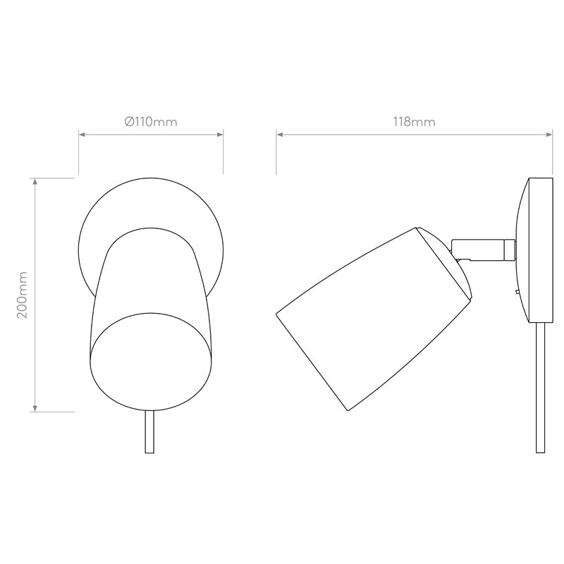 Astro Carlton Wall Plug-In | Wandlamp