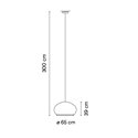 Vibia Knit ø 65 cm x 39 cm - 7470 hanglamp