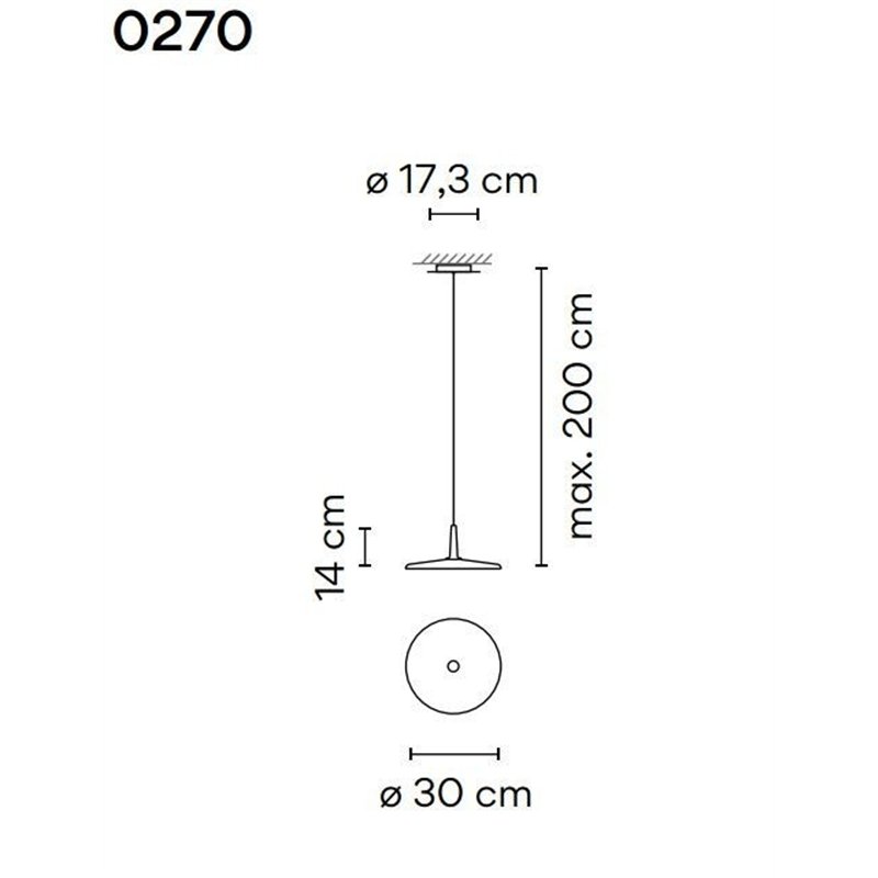 Vibia Skan 30 suspension lamp