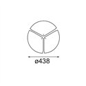 Modular Cover Plate Flat Moon 450