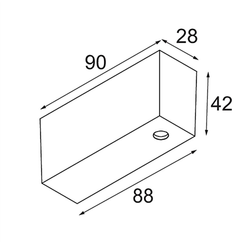 Modular Power Feed Canopy Surface Square 4P DE