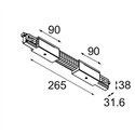 Modular Track 230V Connection Flexible Electrical/Mechanical