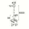 Modular Track 230V Suspension Kit 6000