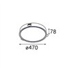 Modular Flat Moon Recessed 470 1x LED DI | Einbauspot