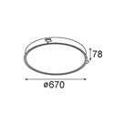 Modular Flat Moon Recessed 670 1x LED DI | Inbouwspot