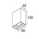 Modular Sulfer Wall Up/Down 2x LED DI | Wandlamp