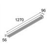 Modular United Surface 1274 2x LED DI | Plafonnier / Applique