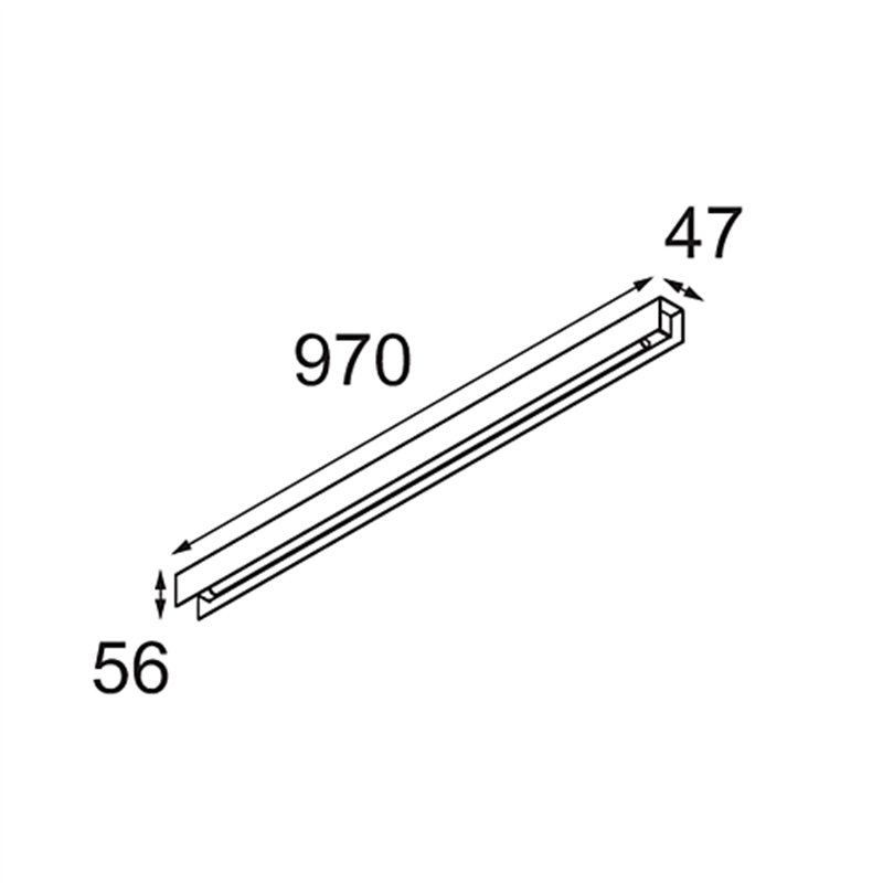 Modular United Surface 974 1x LED DI | Plafonnier / Applique