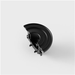 Modular Track 48V Endplate Round (For Recessed Trimless Mounting) (2)