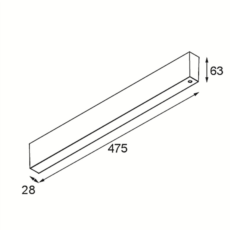 Modular LED Driver Constant Voltage 48V Surface (For Suspended Mounting) 100W