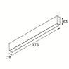 Modular LED Driver Constant Voltage 48V Surface (For Suspended Mounting) 100W